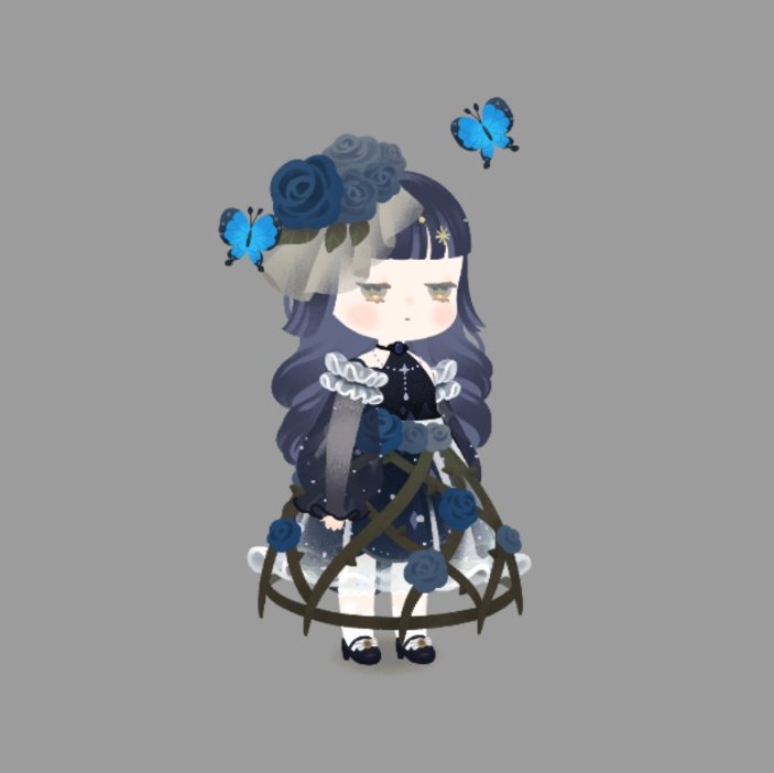 usa_giga's tweet photo. 💙🦋🌹

#リヴリー ＃ホムコーデ
#livlyisland https://t.co/VJb6tdGQ6m
