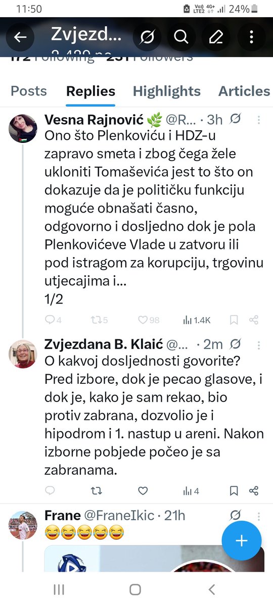 KlaicZB's tweet photo. A bit će da sam lagala. Ili bila bezobrazna. Ili kaj ja znam. #samoargumentirano #blockexpress https://t.co/GWiJzYn9hM