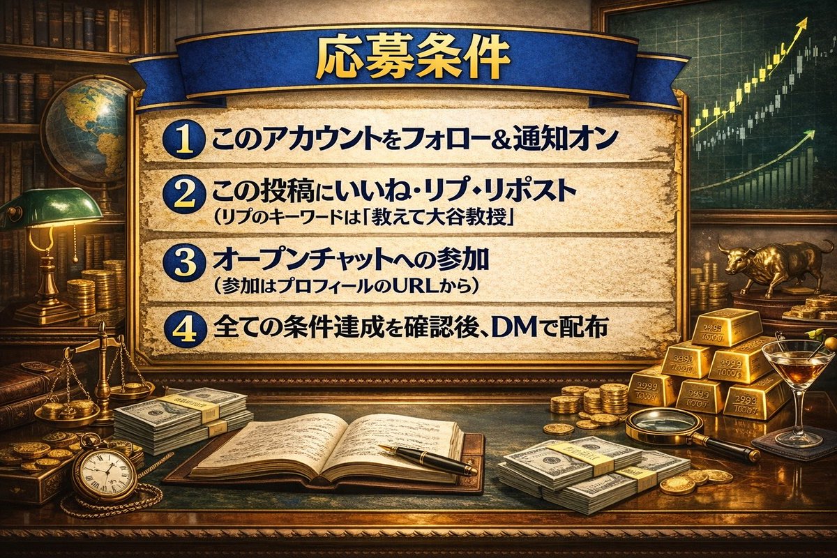 【配布開始】
第二弾
ゴールドXAUUSD
「エントリー完全攻略BOOK」を配布開始

私はこれで含み損ゼロのエントリーを可能にし、1万円→100万まで達成しました

これを読めばプライスアクションを完全攻略可能に👍

配布条件は"画像の通り"

本気の人だけに渡したいので、配布はフォローしてる人限定です
