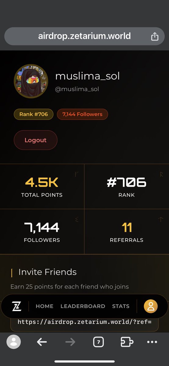 muslima_sol's tweet photo. 12pm BOOST CALL:

Points below 1k should engage asap for a #Zeturium boost 

How do you engage?
👉 by dropping comments
➡️ Repost &amp; Likes

Remember this will be one of the biggest airdrop to start 2026 with

I pity those that are not farming @Zetarium_ airdrop https://t.co/5BY0j0gu9W