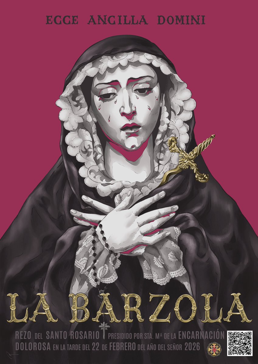 BOLETÍN | Con motivo del rosario vespertino, el Grupo de Fieles ha editado un boletín informativo.

Puedes acceder al mismo escaneando el código QR que encontrarás en los carteles distribuidos por las calles o a través del siguiente enlace.

drive.google.com/file/d/1Clfnhv…
