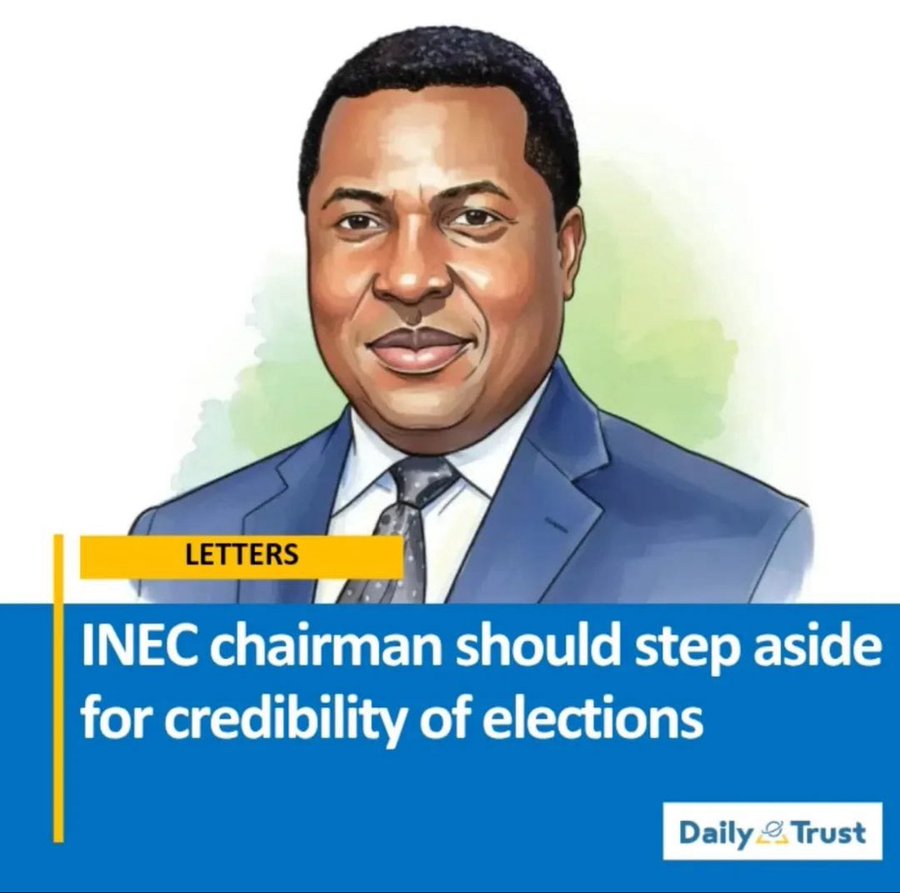 Abdul_Ahmad_'s tweet photo. Urgent Call for the Removal of INEC Chairman Prof. Joash Ojo Amupitan!

Fellow Nigerians, the integrity of our democracy is at stake! Prof. Amupitan's past statements acknowledging alleged "Christian genocide" and persecution raise serious questions about his impartiality as INEC Chairman. In a nation as diverse as ours, the head of our electoral body must be neutral and free from any perceived bias that could divide us along religious lines.

The Supreme Council for Shari'ah in Nigeria (SCSN) has rightly highlighted this as a threat to fair elections and national stability. We cannot afford to have election results rejected by millions due to distrust in the leadership. Ahead of 2027, this is an emergency!

I urge President Bola Ahmed Tinubu and the National Assembly to act swiftly: Remove Prof. Amupitan NOW and appoint a truly apolitical figure to restore faith in INEC.

What do you think, Nigeria? Retweet if you agree! 

#RemoveAmupitan #SaveNigerianDemocracy #INECIntegrity