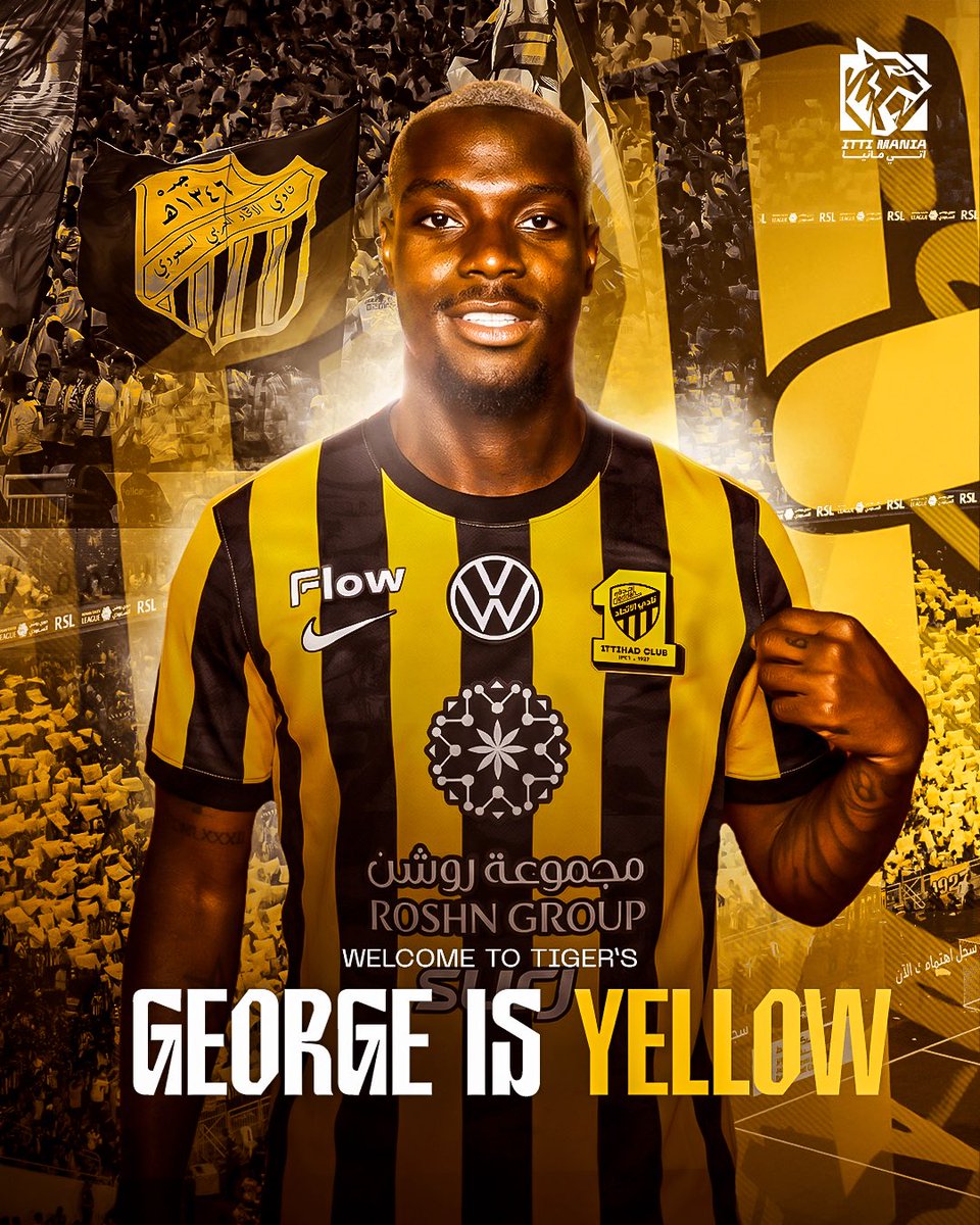🚨— جورج إيلينخنا.. أهلًا بك بين النمور 🐅🟡⚫️

#GeorgeIsYellow