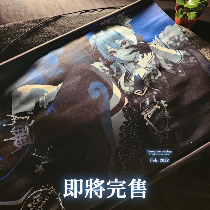 另外有幾項之前的周邊要完售了, 歡迎大家參考看看～ 【FF46】02/06~07|花博爭豔館|L01 【CWT72】02/21~22|台大體育館3F|F01 【CWTT35】02/28|台中世貿|A25 【CWTK50】03/07~08|新光三越高雄左營店10F|未定 #星街すいせい #星街彗星
