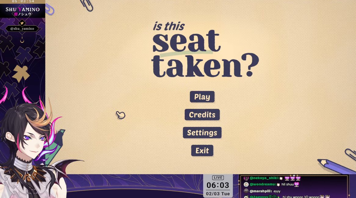 👟: hi, its me. shu yamino
👟: of luxiem. nijiseup. nijinova. now known as nova
👟: ...and the headcanon to your ships. 
👟: yeah.

????