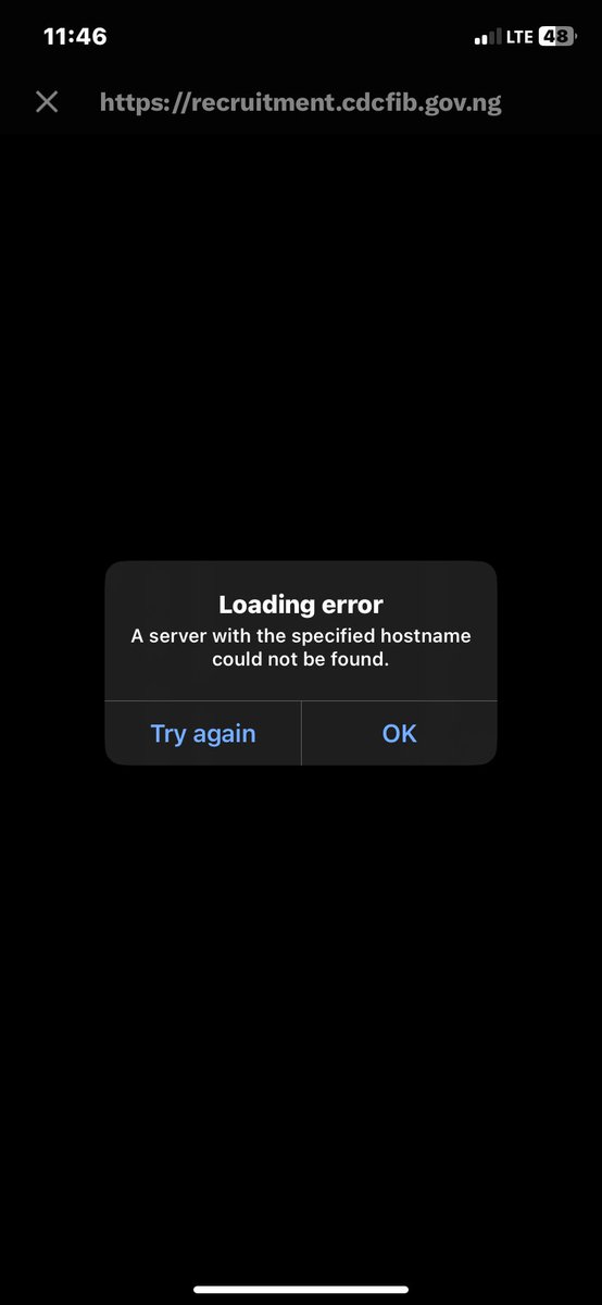 luttinar's tweet photo. @nigimmigration I’m one of the applicants, and I am getting this error visiting the specified official link, how do I get to check my status and select a center? https://t.co/SQOlrTaZzy