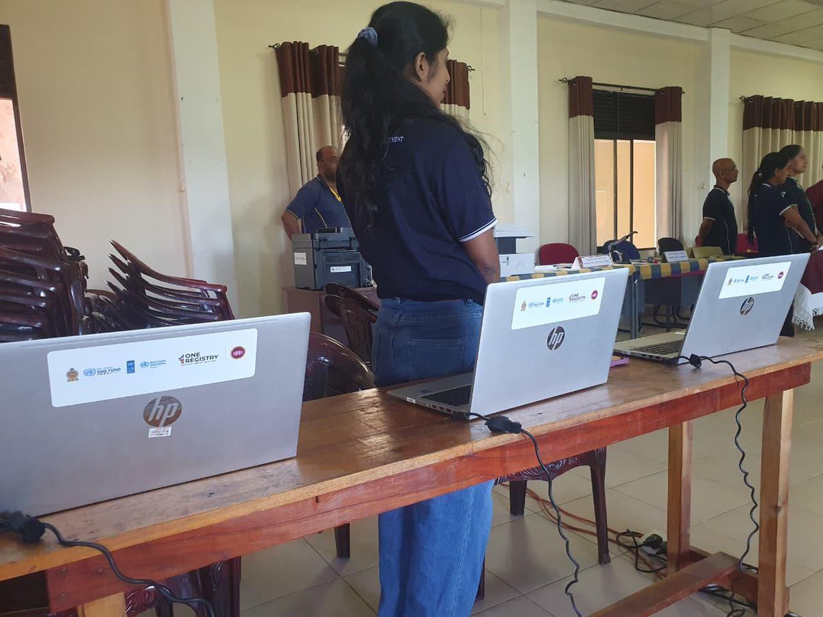 MAFrancheUN's tweet photo. Great meet beneficiaries in Badulla who lost vital documents after Cyclone Ditwah supported One Registry Prog at Registar General mobile service clinics by @UNDPSriLanka &amp; @WHOSriLanka essential civil registration services directly to vulnerable communities. Thanks @JointSDGFund https://t.co/YBGbBljpvV