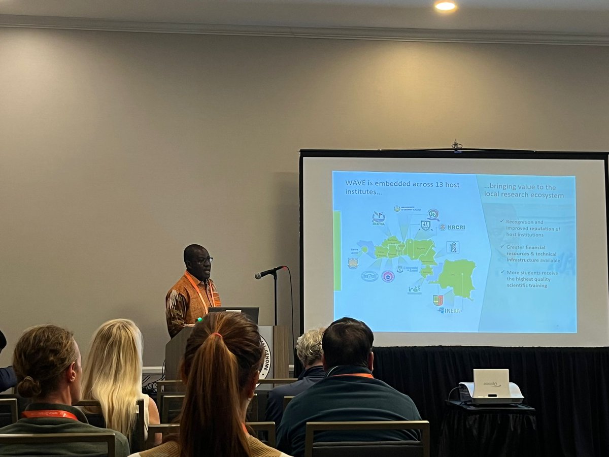 WAVERESEARCH_'s tweet photo. @WAVE_RCe attended the 33rd PAG ( Plant and Animal Genome) Conference, a major scientific event focusing on advances in genomics in agriculture and plant health.
#PAG33 #PlantHealth #Cassava #Omics #ScientificResearch @TiendrebeogoF https://t.co/3VsuamrEQO