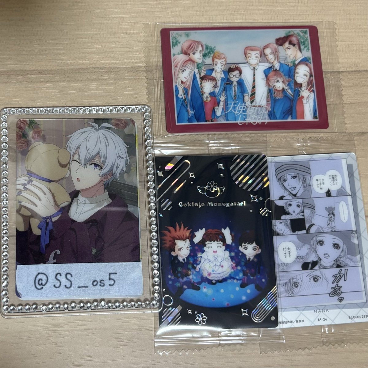 SS__os5's tweet photo. @puipui1230 🍒初めまして、検索より失礼致します。
シクレご近所.幸子.天ない所持しております。2枚目画像お借りしまして、💖印との3:3交換いかがでしょうか？ご検討よろしくお願い致します。2009 https://t.co/OI6TGgryWG