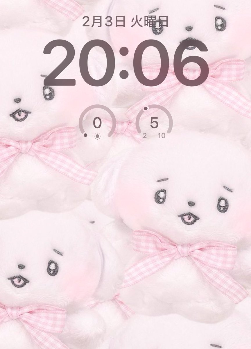 きゃーーーーしあわせ(ᐡ ᵕ ̫ ᵕ̩̩ ᐡ)🎀💖 一生ロック解除したくないかも