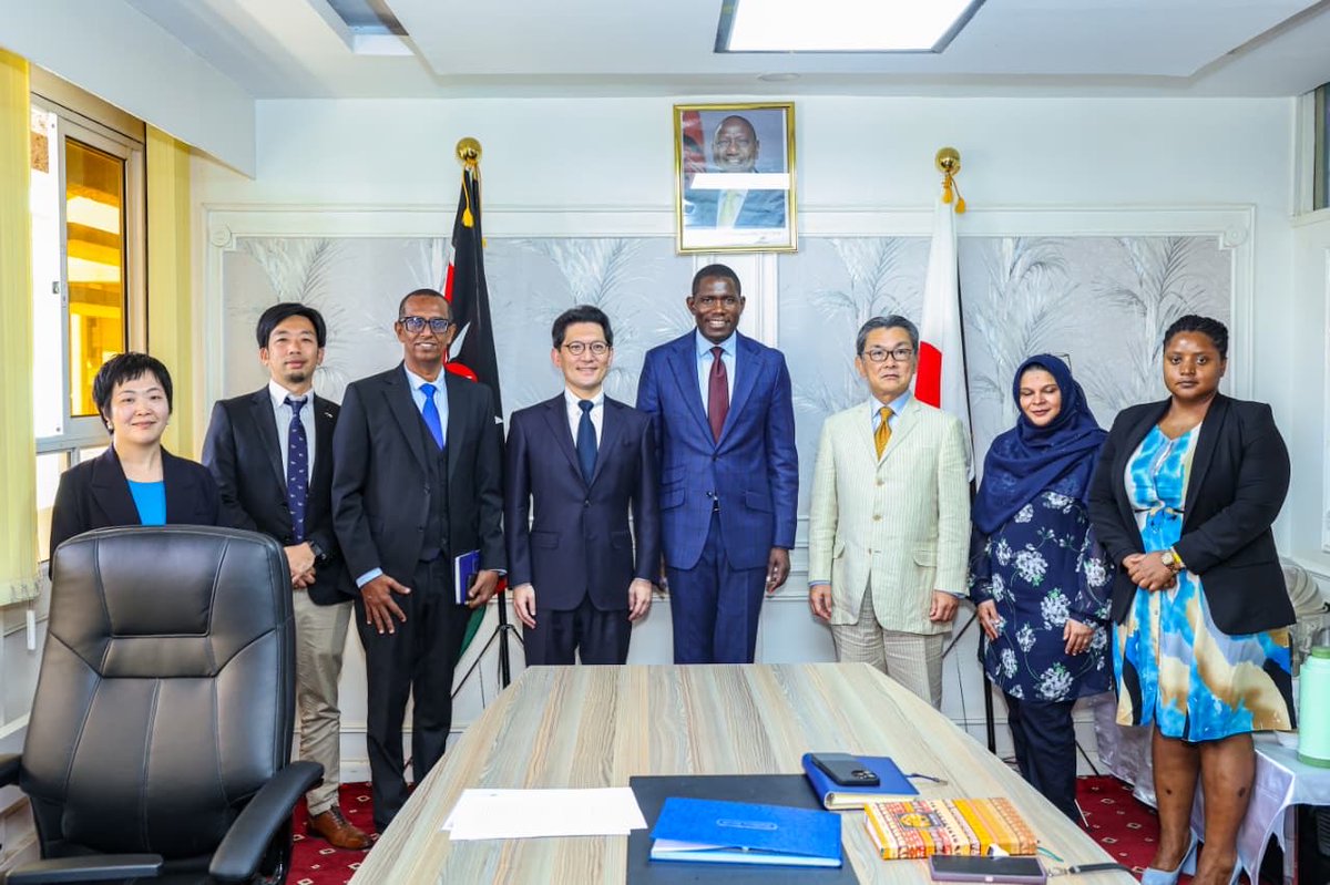 MOH_Kenya's tweet image. Kenya and Japan have reaffirmed their strong bilateral partnership in the health sector, with renewed focus on advancing Universal Health Coverage (UHC) and strengthening health system resilience.

The Principal Secretary, State Department for Medical Services, Ouma Oluga, today…