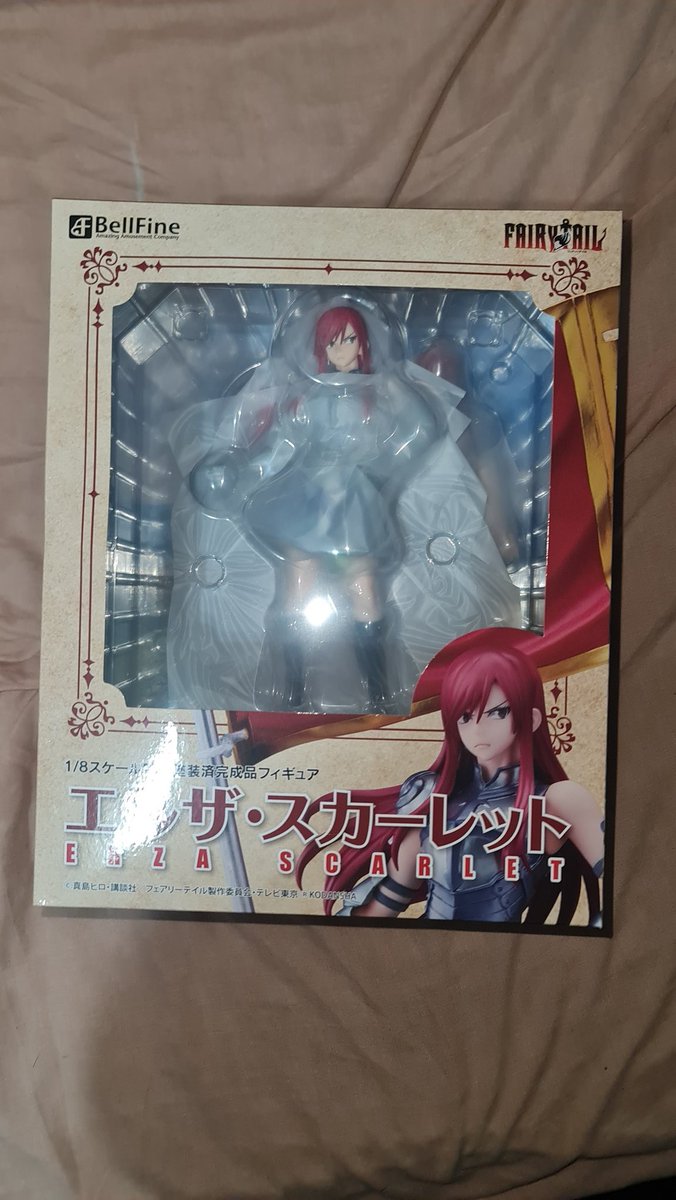 Llegó finalmente Erza Scarlet de Fairy Tail 🔥
Figura de BellFine. Con esto temporalmente cierro mi colección de dicha franquicia 🍺
Figura perteneciente a una de las obras de <a href="/hiro_mashima/">真島ヒロ</a> 🎩🍷
Comprada en <a href="/xtralife_es/">xtralife</a> 
#FairyTail
#Bellfine
#ErzaScarlet 
#フェアリーテイル