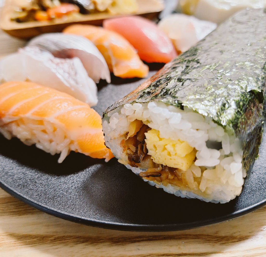 恵方巻美味しかった😋
#おうちごはん