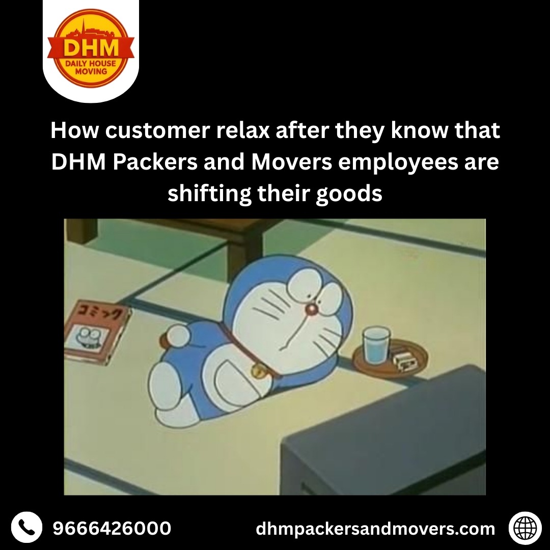 DhmMovers's tweet image. This is the only kind of "heavy lifting" you should be doing on moving day! 🥤🛋️ When you know DHM Packers and Movers are on the job, you can finally kick back and relax like a pro. 📞 Call us: 9666426000 🌐 Visit: dhmpackersandmovers.com

#DHMPackers #DailyHouseMoving #Relaxed