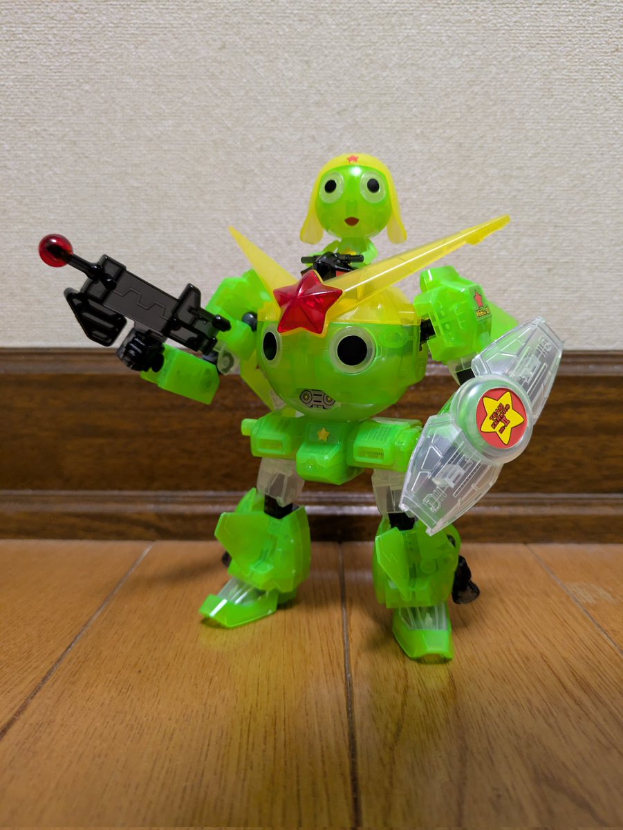 超共鳴展限定ケロロロボMk-Ⅱ(クリアカラー)完成！ もう懐かしすぎて涙