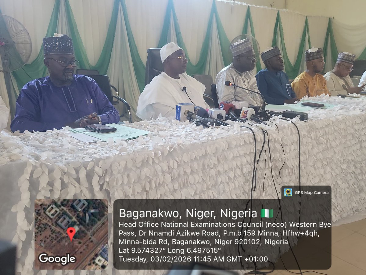 National Examinations Council (NECO) tweet media