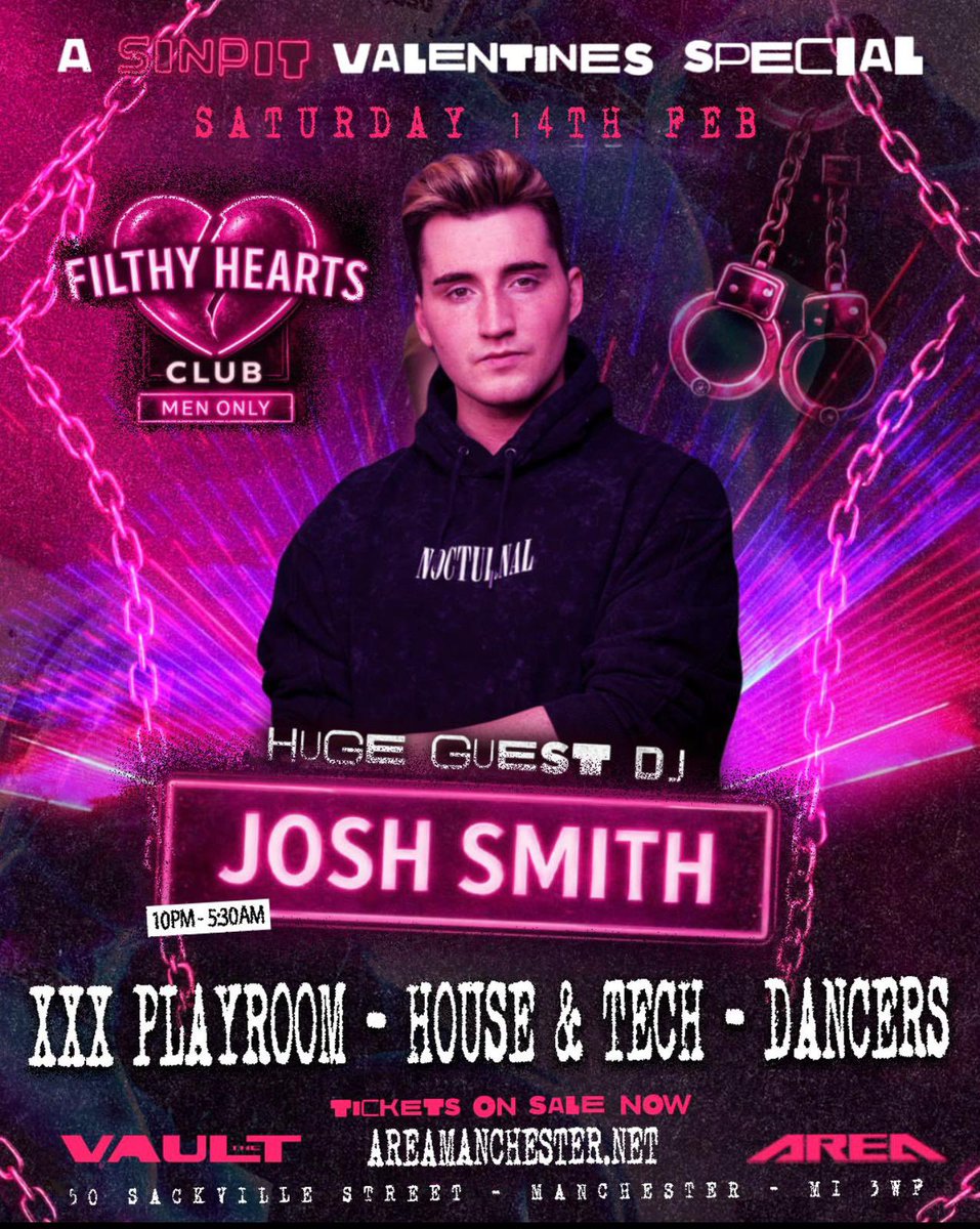 dj_joshsmith's tweet photo. Sinpt at Area Manchester!  

Tickets - https://t.co/uTahHPB19S https://t.co/ySgxNlZcC9