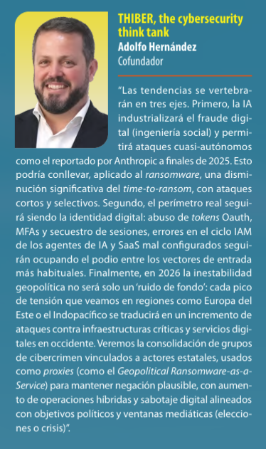 Un año más agradecemos a <a href="/SicRevista/">Revista SIC</a>   la oportunidad que nos brinda de compartir nuestra visión sobre el panorama #riesgo digital y los retos a los que haremos frente en 2026 en el ámbito de la #ciberseguridad y la #ciberdefensa revistasic.es