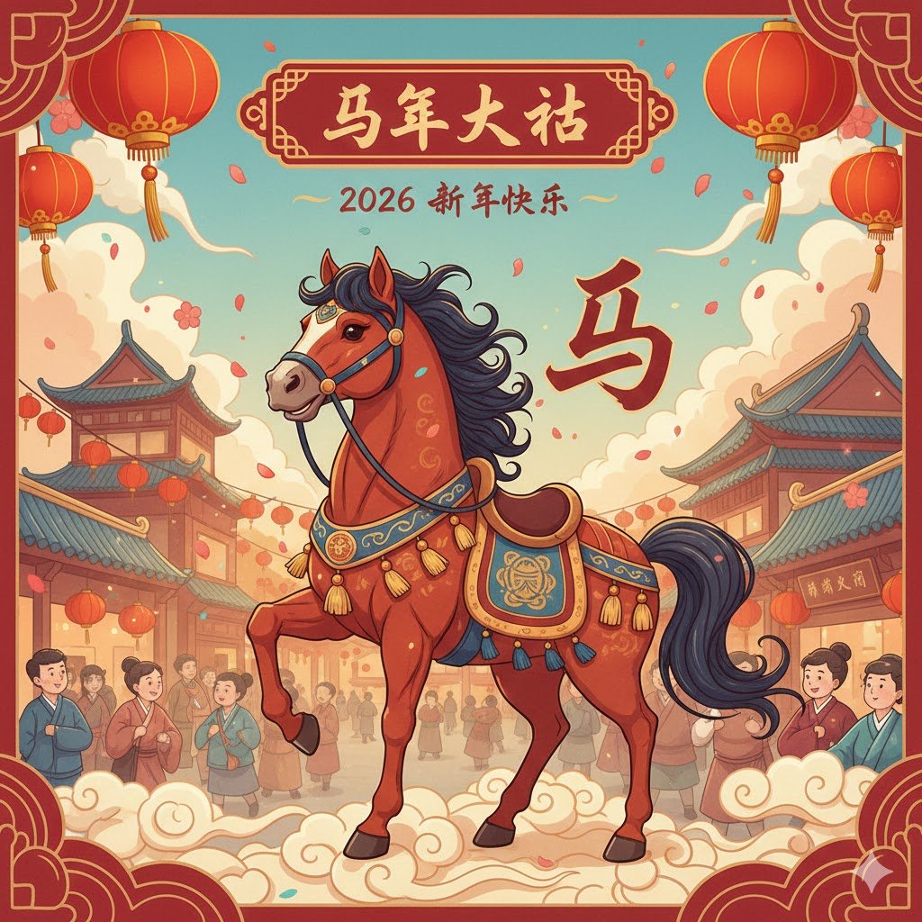 新年快乐 , 马年大吉 
来自消防队的诚挚祝福