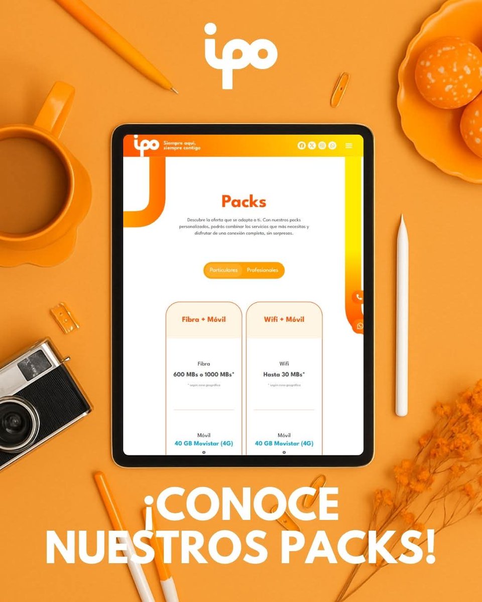 Packs de fibra y móvil pensados para ti
Combina los servicios que necesitas y paga solo por lo que usas.
Packs para particulares y profesionales, sin complicaciones.

📞 Asesórate GRATIS llamando 900 899 990
 redipo.es

#movil #INTERNET #telefonia #FibraOpticaHogar