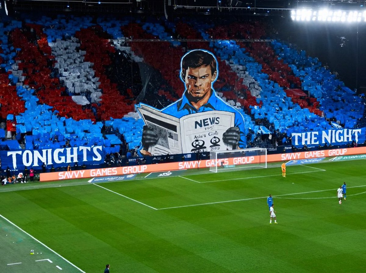 One of the coldest tifos you’ll see