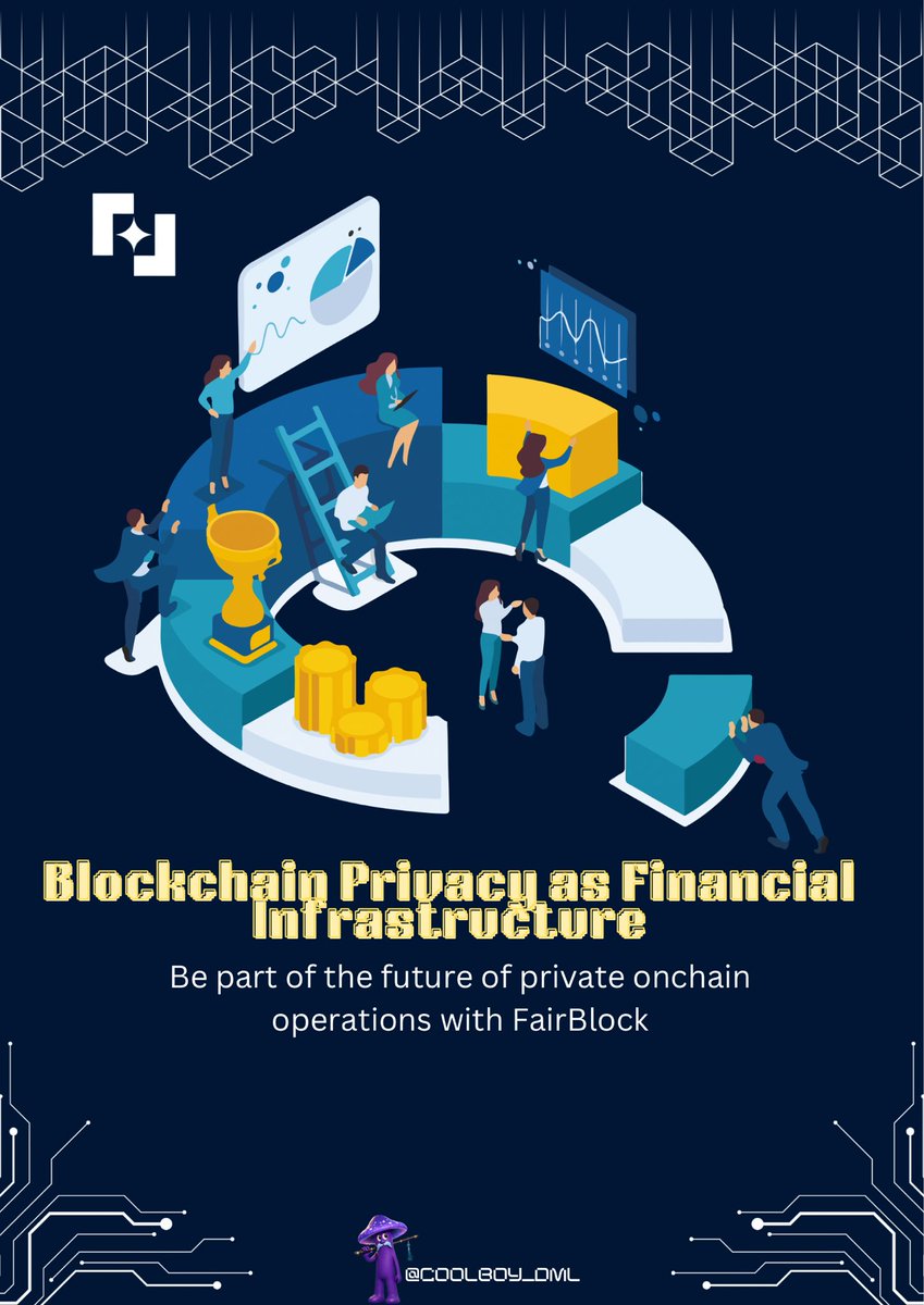 Confidentiality is a foundational infrastructure for deploying capital at institutional scale.

When real businesses start moving serious size onchain, privacy becomes a baseline requirement, not an optional upgrade.

This is how onchain finance starts to look like real-world
