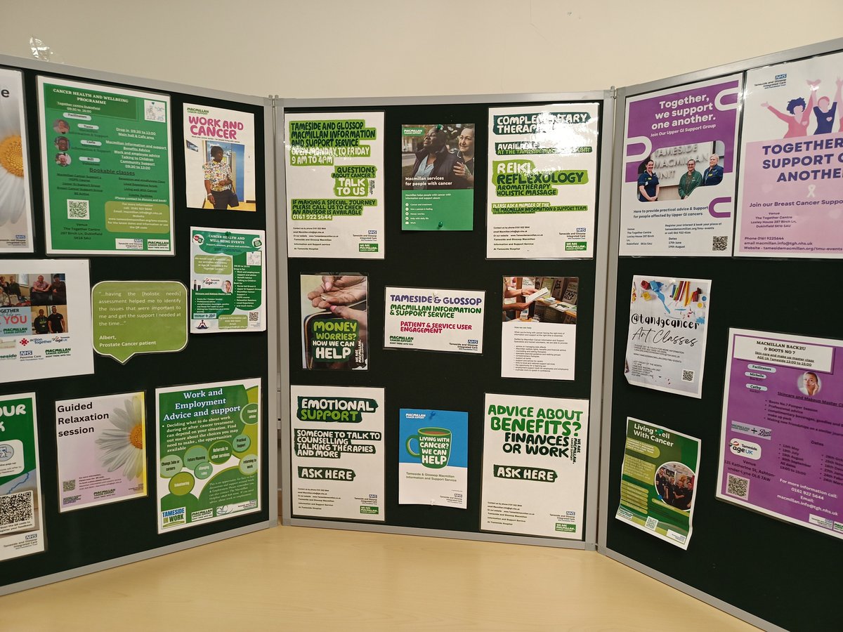 Tameside & Glossop Macmillan Information & Support tweet media