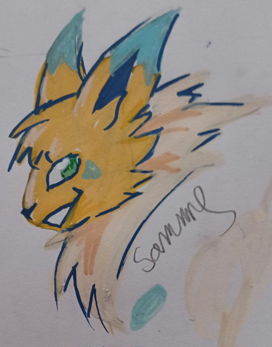 Slowly getting used to coloring with markers