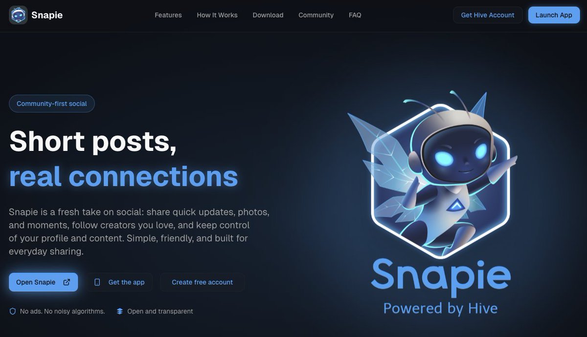 We've built a new landing page for Snapie.

Check it out!

(Link in the comments)