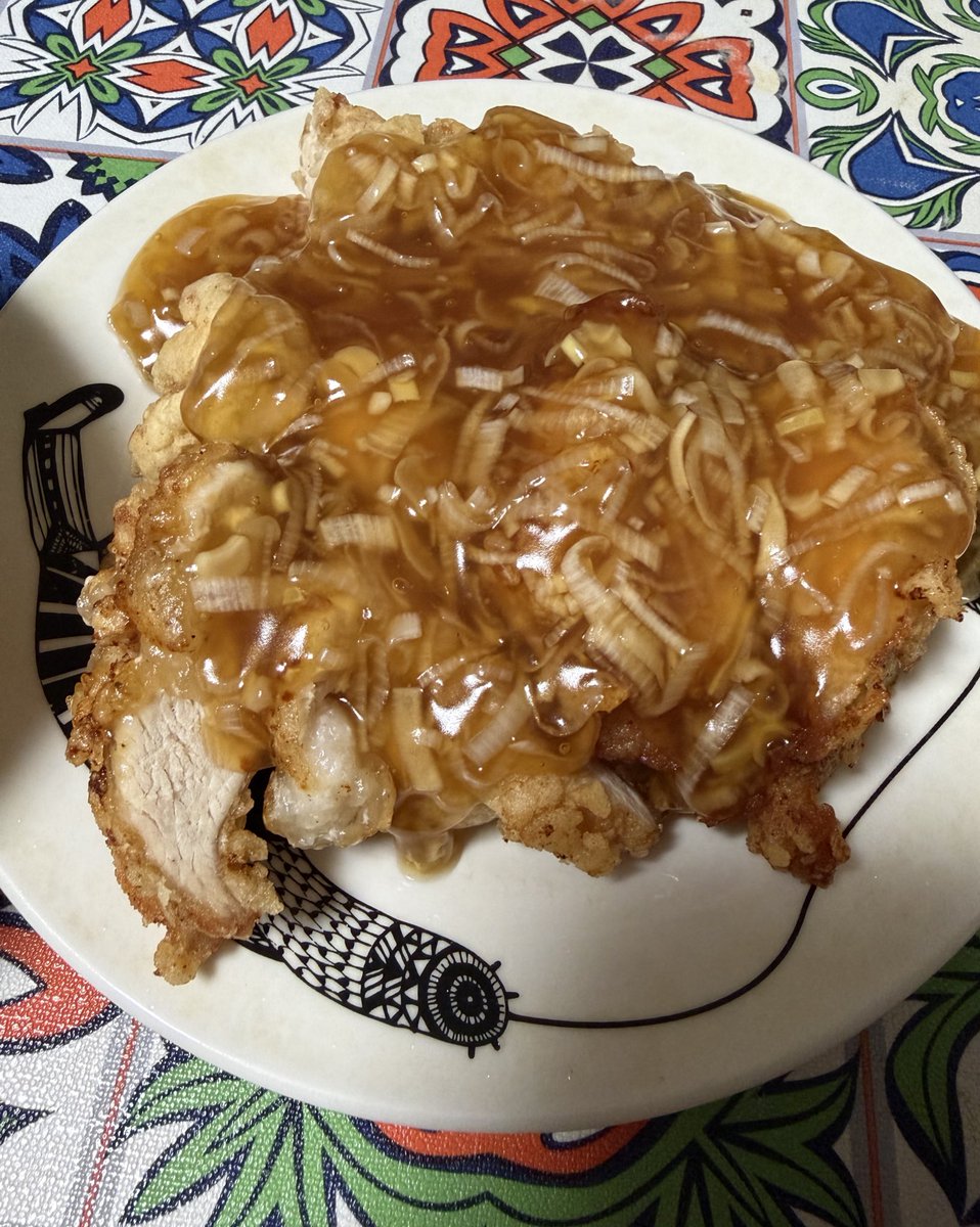 またもや完全にしゃれカナ影響 油淋鶏！