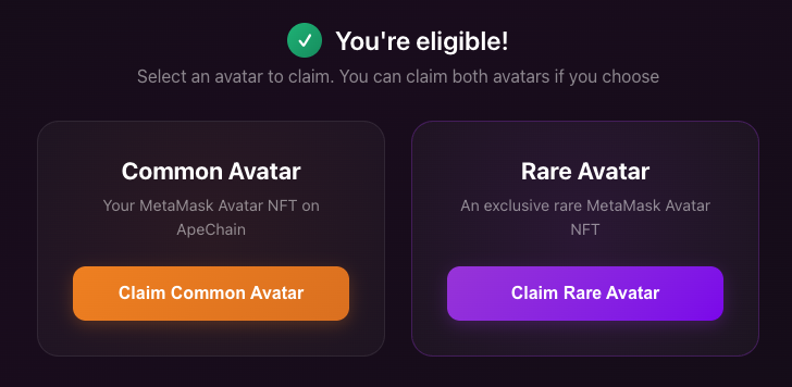 Crypto_Pranjal's tweet photo. Just Claimed my First Metamask Airdrop: $10

Metamask teamed up with Otherside and dropped NFTs to some Metamask points holders.

Go check the Rewards section to see if you got one.

Got 2 NFTs here, one worth $1 and the other $9, so $10 total. Retirement plan officially on track.

Check yours and reply.