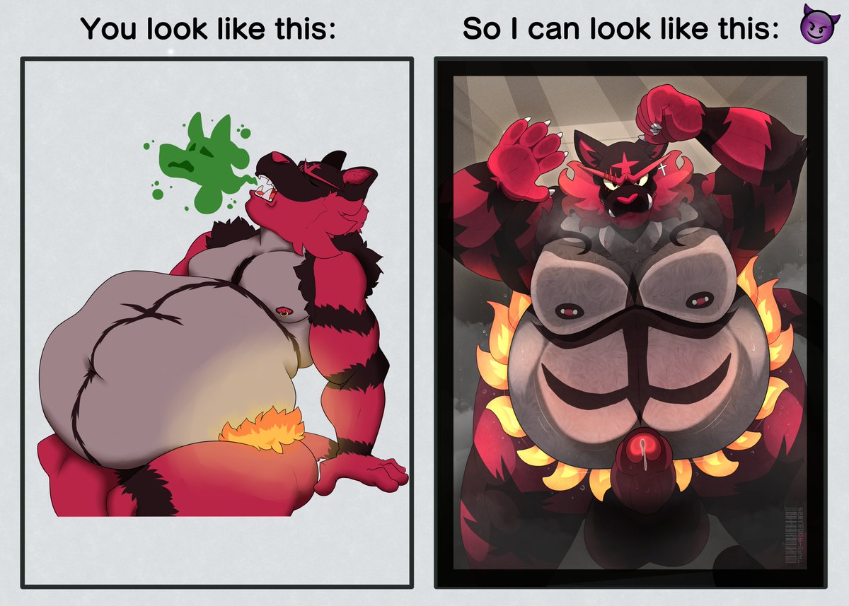 I love feeling their struggles fade away, especially when they end up making my belly THIS big 🫧 ❤️~