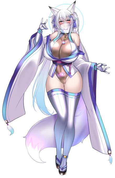 こういう白系の堕ち衣装もいいよねな水葵さま 