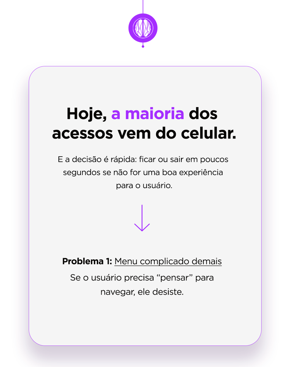 WeBrainDigital's tweet photo. Quando alguém acessa seu site pelo celular, a decisão é quase instantânea. Se a experiência for ruim, o usuário sai e dificilmente volta. A boa notícia? Pequenos ajustes geram grandes resultados. Fale com a WeBrain: https://t.co/4pkM3lgJKq #mobilefriendly https://t.co/SQkdWXVlf7