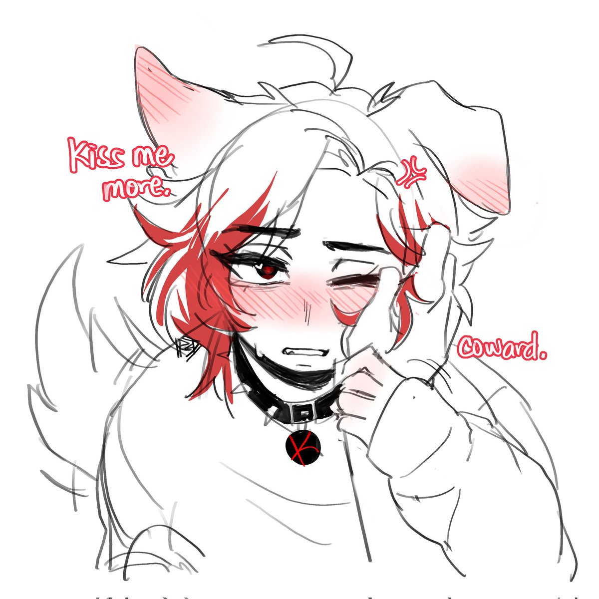 _rookiered_'s tweet photo. I demand more kopi kisses 🥺😤  #puppygirl https://t.co/HQSsUvauL0