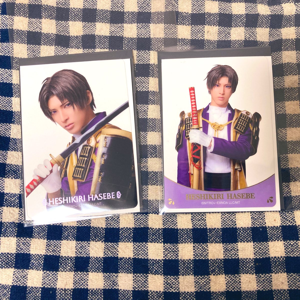 kotoha_mrn's tweet photo. 【交換】 刀ミュ  目出度歌誉花舞 十周年祝賀祭 SHIBUYA TSUTAYA シブツタ ランダム ふぉとカード 静かなる夜半の寝ざめ クリカ

譲
☆石切丸  ☆和泉守  陸奥守  巴  膝丸  篭手切    桑名  長谷部　浦島 ☆大慶

求　☆三日月  ☆大倶利伽羅  ☆山姥切国広
堀川 五月雨 笹貫

☆は☆同士
郵送交換 https://t.co/B3PewBIr6i