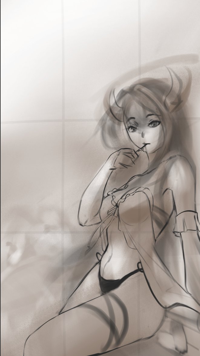 Yora_illus's tweet photo. @triedkiss my favorite method is using the rough sketch and slowly refining the line work as you work through the drawing https://t.co/JeSV5WTKhW