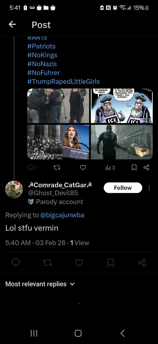 bigcajunwba's tweet image. #SecondAmendment #NaziBootlicker.
#FakePatriots
#ICE
#Fascists
#UsefulIdiot