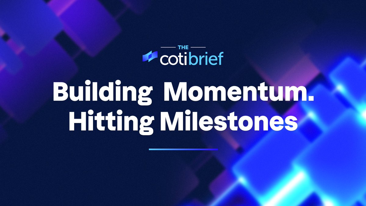 COTI: Building momentum. Hitting milestones.

Over the past two weeks:
🔹 Season 3 launches with 15M $COTI in rewards
🔹 COTI hits #10 in global Perp DEX volume by chain
🔹 $NIGHT from Midnight Network now live on $COTI
🔹 Zoniqx partnership unlocks institutional RWA tokenization