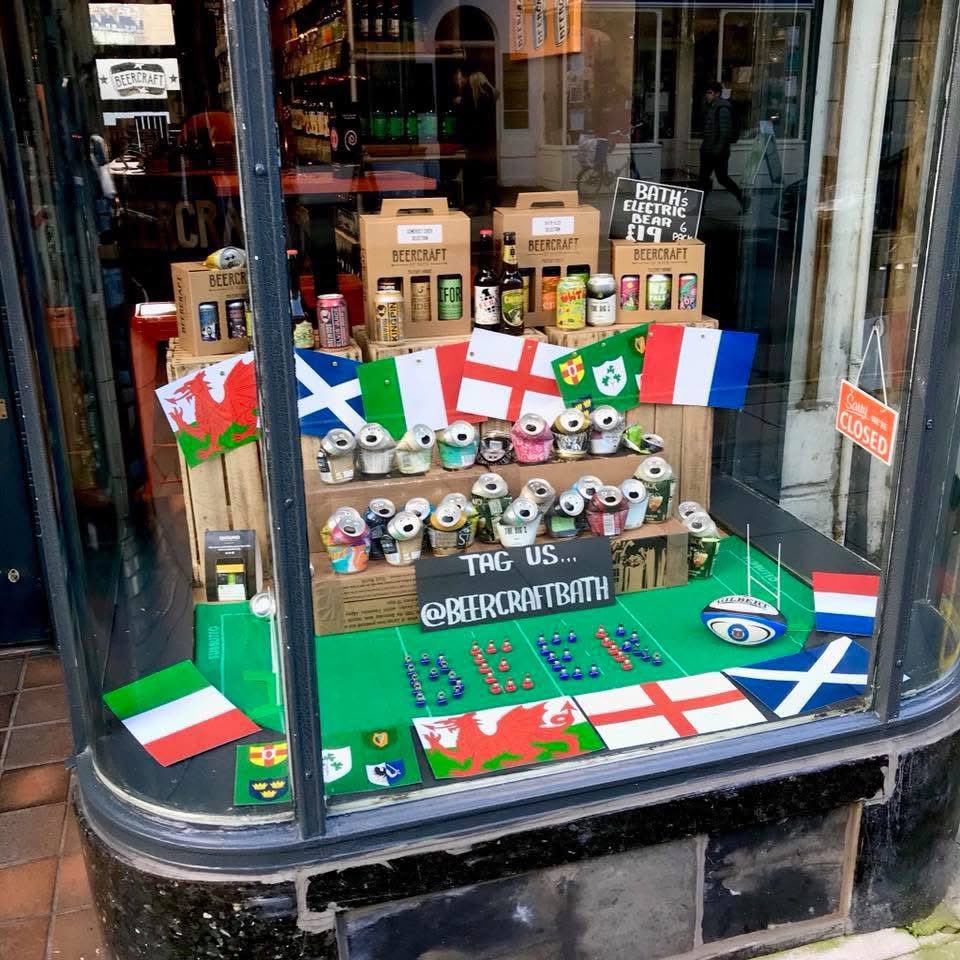 A blast from the past when we had the beer shop in Bath. Who’s watching the #SixNations?
#rugby #craftbeer #bath