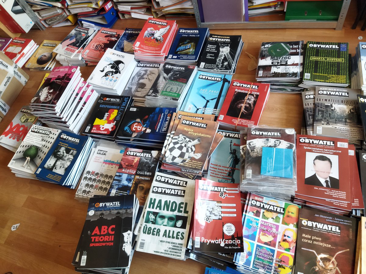 To nasz dorobek z pierwszej dekady tworzenia pisma "Obywatel". Oczywiście dalece nie cały – tylko ta jego część, która przetrwała do dzisiaj. Świętujemy właśnie 25-lecie istnienia pism(a) "Obywatel"/"Nowy Obywatel". 20-22 marca w Katowicach odbędzie się spotkanie jubileuszowe: