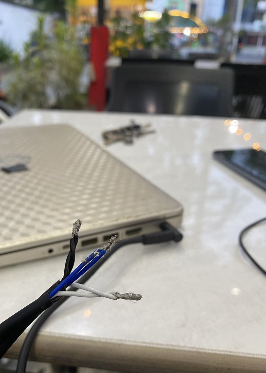 OMG my grandmother got angry and bit my laptop charger, let's donate for me to buy a new charger for my grandmother to bite again👵👵