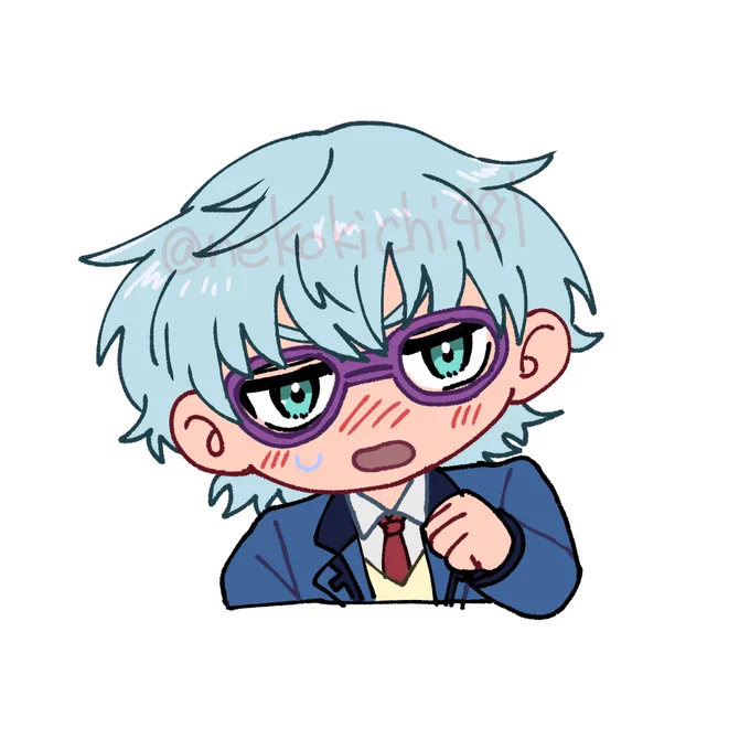 ときメモGS用垢のアイコンの為ヒムノリを指で描くなどして…