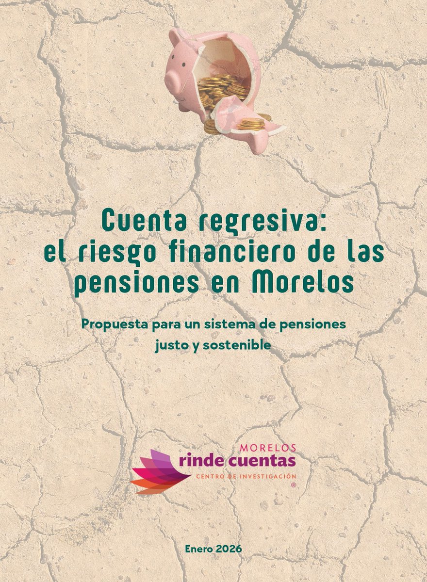 📈 El <a href="/GobiernoMorelos/">Gobierno de Morelos</a> gasta más en jubilaciones que en obra pública.
📰 En el estudio "Cuenta regresiva: el riesgo financiero de las pensiones en Morelos" proponemos acciones para enfrentar esta crisis, conócelo en: morelosrindecuentas.org.mx/el-riesgo-fina…