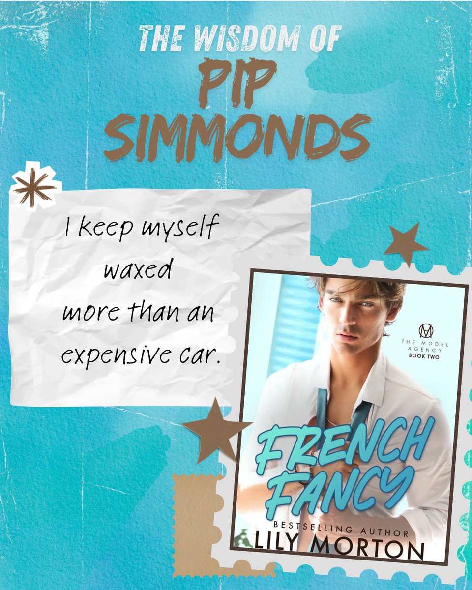 Have you met Pip Simmonds yet? 

✨ A sassy twink
🌸 A sensual perfume maker 
✨ A villa in the South of France 
🌸 Hurt/Comfort
✨ Forced Proximity 
🌸 Skinny dipping, a masked ball, and an unforgettable summer

📖 getbook.at/FrenchFancy
🎧 geni.us/FrenchFancyUS