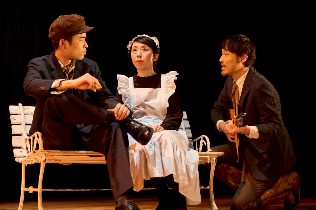 type4132mine's tweet photo. 人間座第70回公演 @ningenza_studio
『桜の園』

場所　京都府立文化芸術会館
#70桜の園 #人間座 #舞台写真 https://t.co/jFM9YSrdga