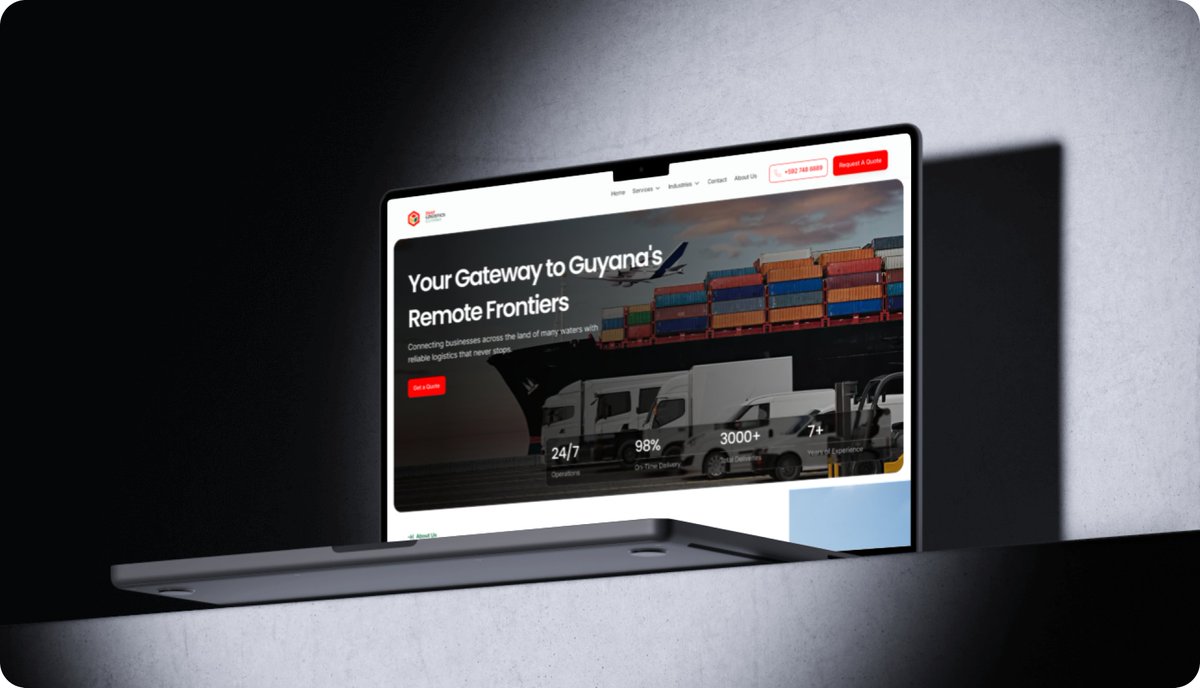 blusxzy's tweet image. I recently worked on a website design project for SSAF Guyana, a logistics and freight company supporting Guyana’s rapid economic growth.
behance.net/gallery/243081…
Would love to hear your feedback.

#UIUXDesign #WebsiteDesign #DesignProcess