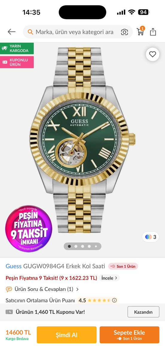 Merhabalar bu saat hakkındaki görüşleriniz benim için çok değerli yardımcı olursanız çok teşekkür ederim