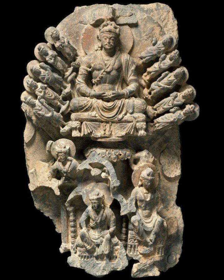 Bodhisattva (fragment)
Gandhāra, ca. 4th Century CE
