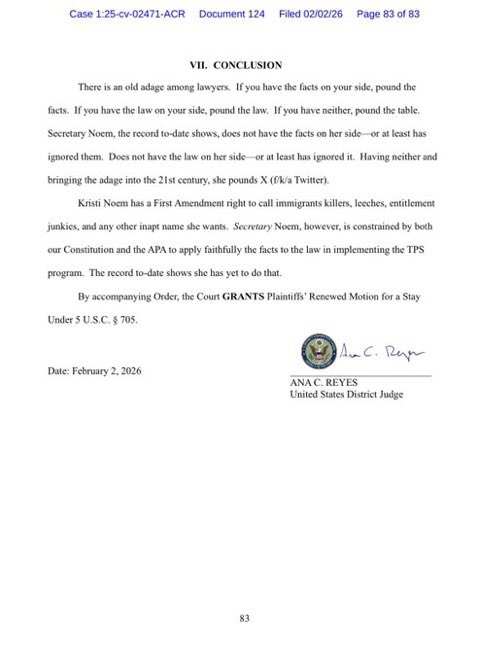 C_3C_3's tweet photo. Meet Judge Ana Reyes

They all look like that…

1st Hispanic and open LGBTQ to serve on the DC District Court.

She tried to stop the trans military ban. Now she wants to stop the deportation of 350K Haitians with temporary status.

Read her letter.

It oozes with WOKE activism. https://t.co/3WON70MqfK
